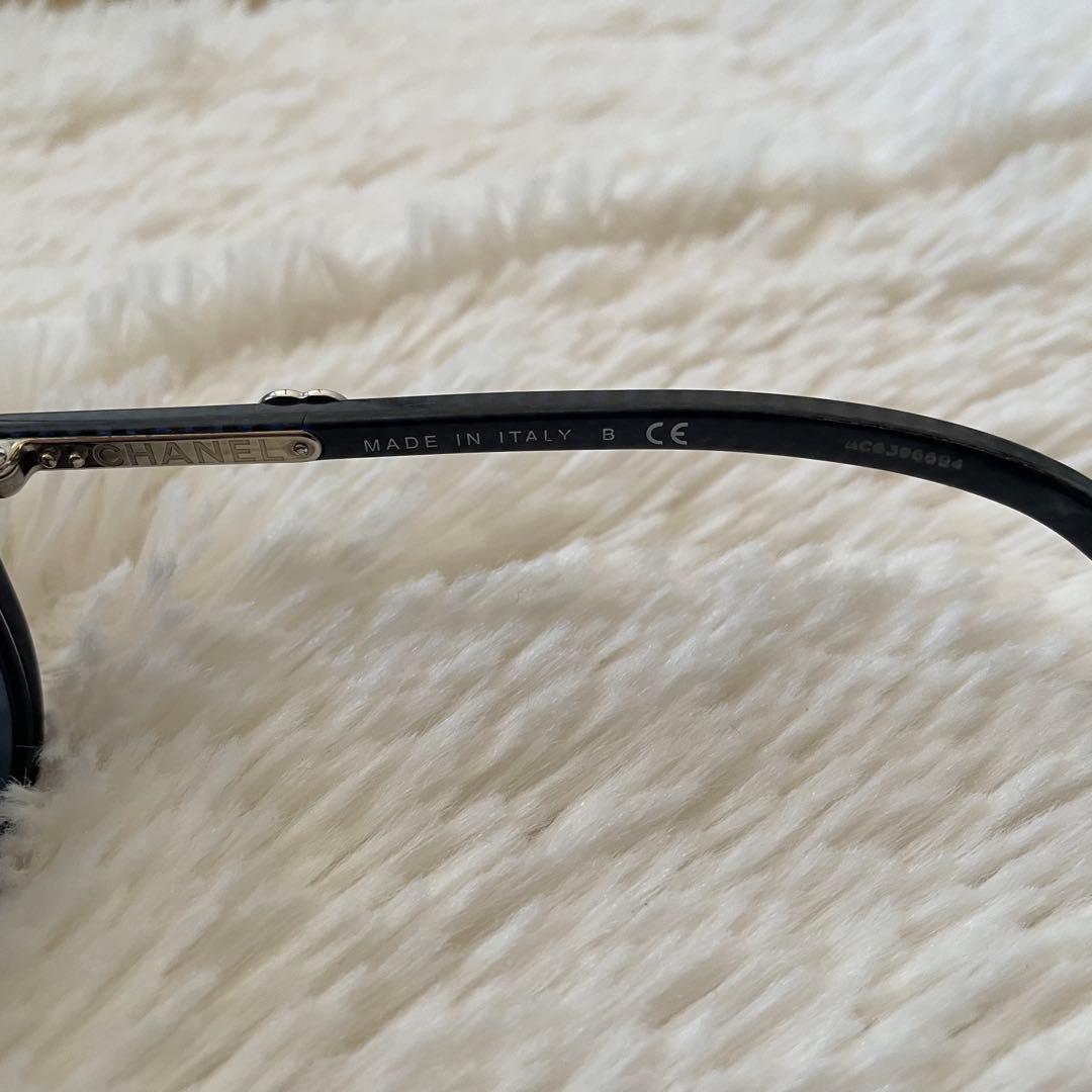 極美品 シャネル 3252 サングラス ココマーク 黒 53□18 レディース