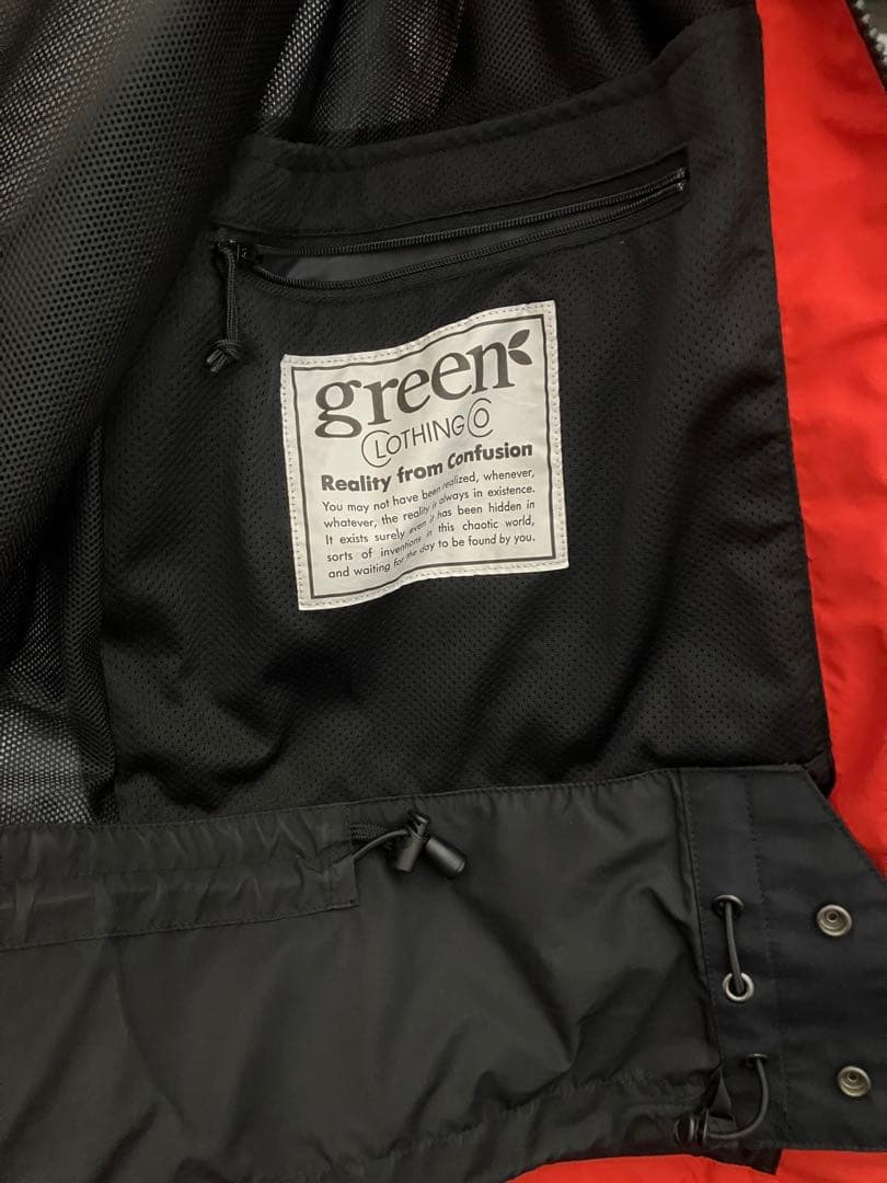 greenclothing グリーンクロージング　outflow gentem