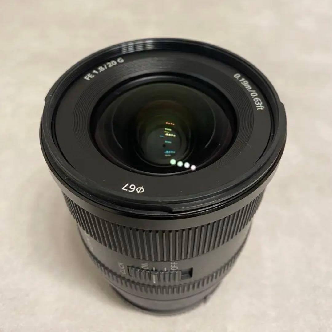 SONY FE 20 mm F1.8 G レンズ