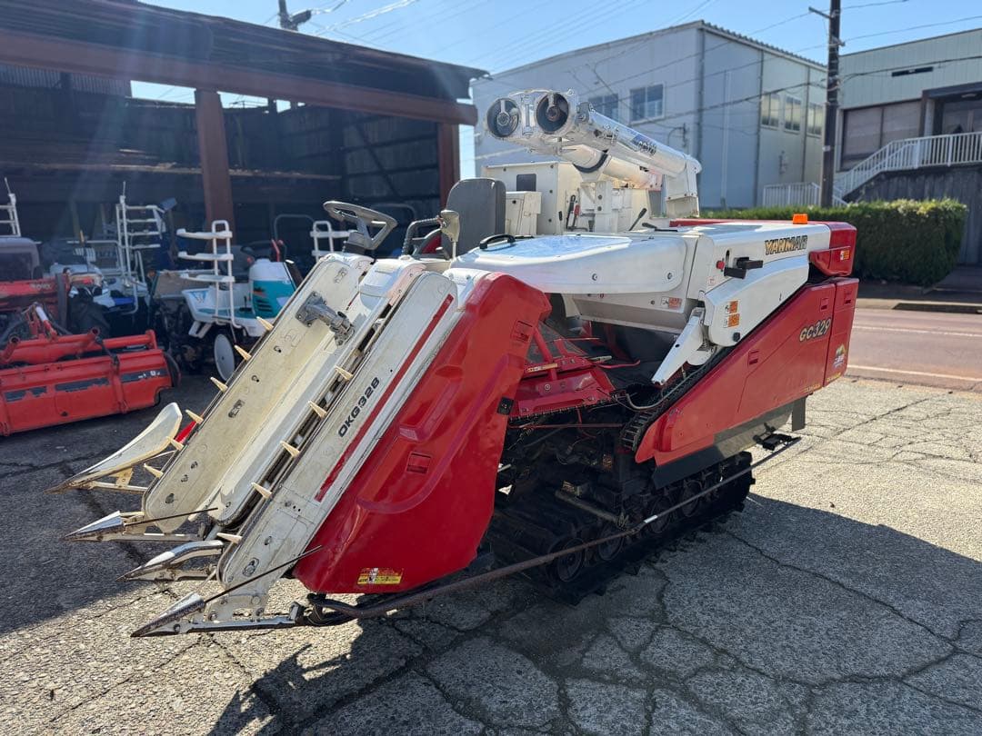 「新潟県長岡市発」ヤンマーコンバインGC3293条刈29馬力ディーゼル動作確認済