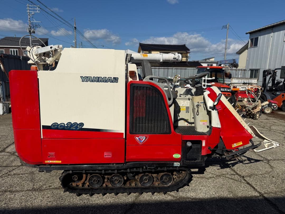 「新潟県長岡市発」ヤンマーコンバインGC3293条刈29馬力ディーゼル動作確認済