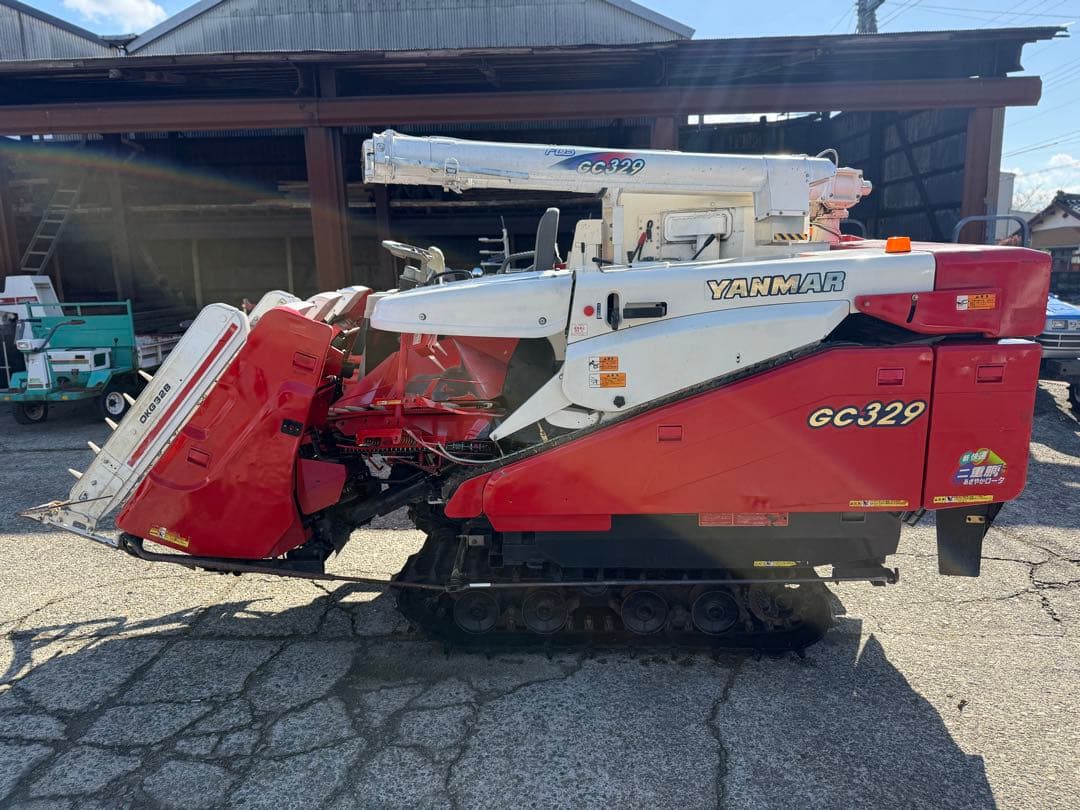 「新潟県長岡市発」ヤンマーコンバインGC3293条刈29馬力ディーゼル動作確認済