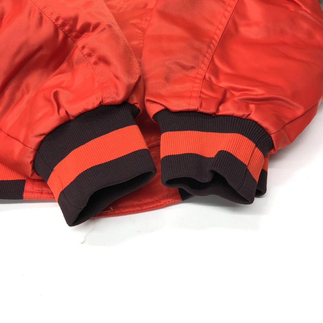 90s ローリングス 福岡ダイエーホークス　スタジャン LLサイズ オレンジ系