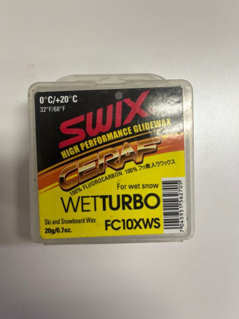 SWIX ハイフッ素ワックス　セット