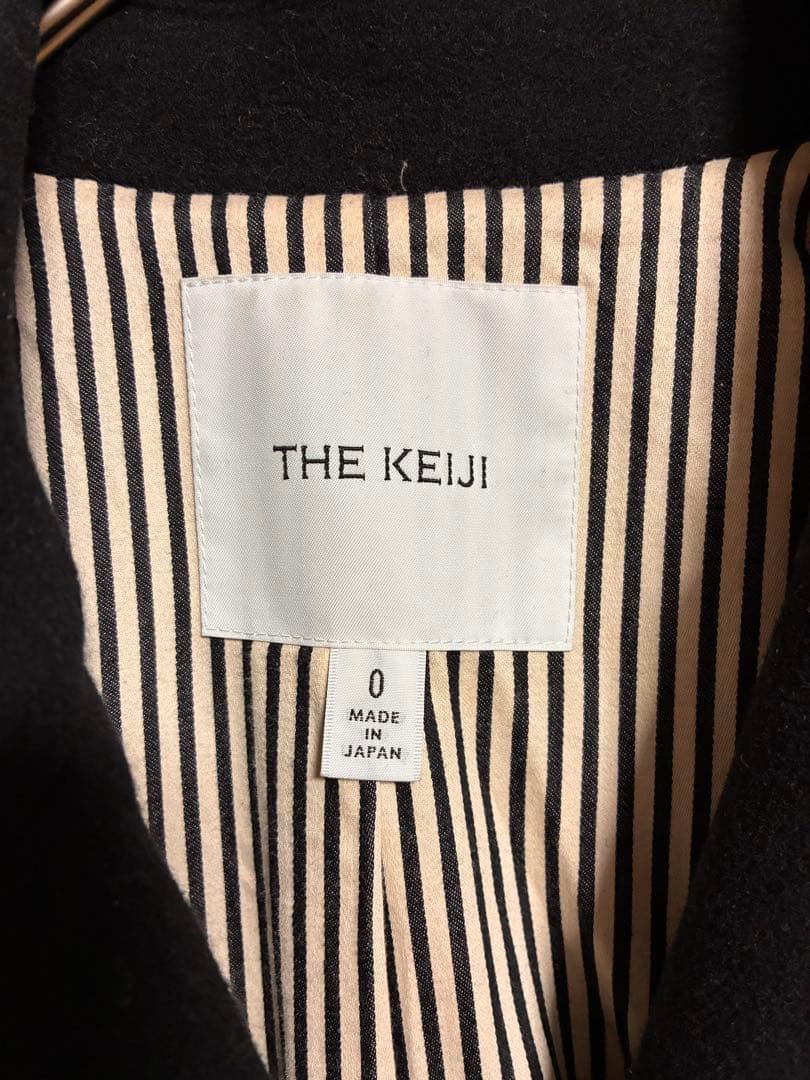 美品　[THE KEIJI] ウール　カシミヤ混　フィッシュテール　ウールコート