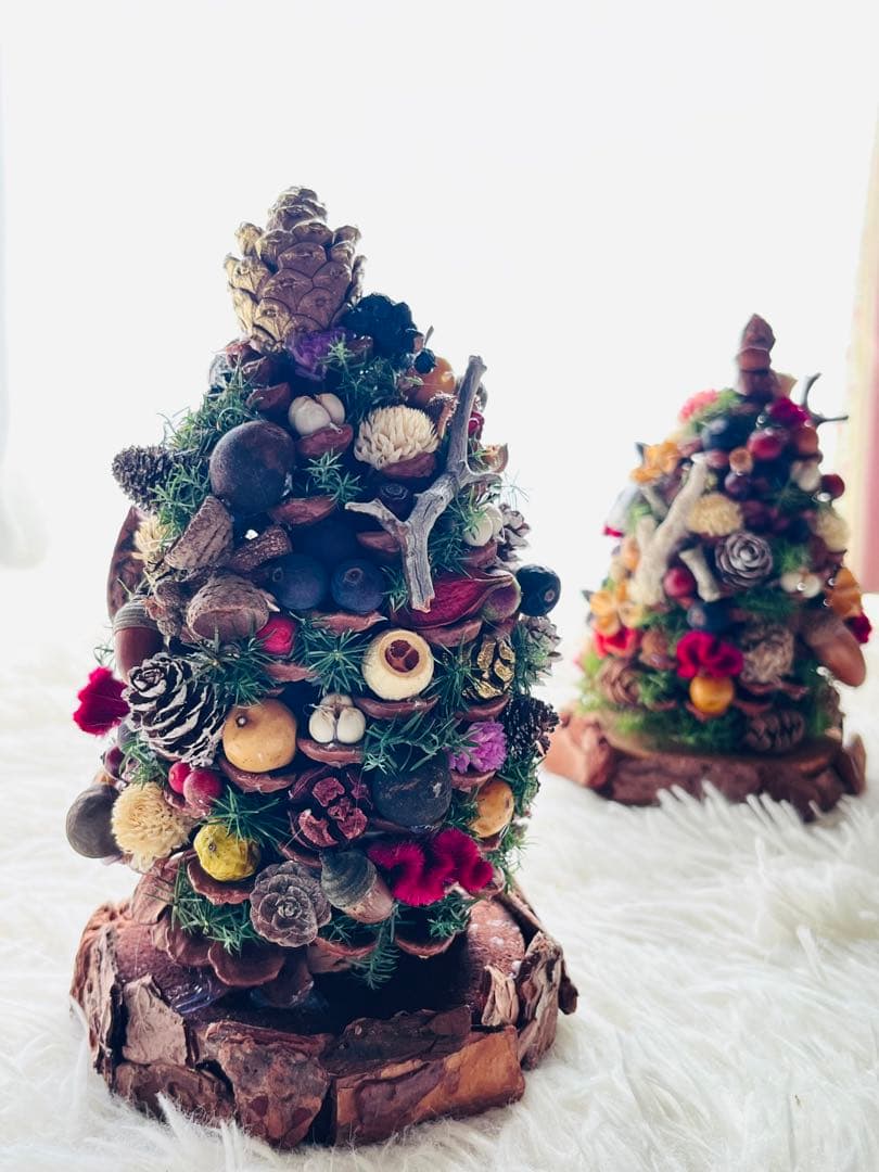 完売❤️大王松と木の実のXmasツリー⭐️ハンドメイド自然素材ナチュラル