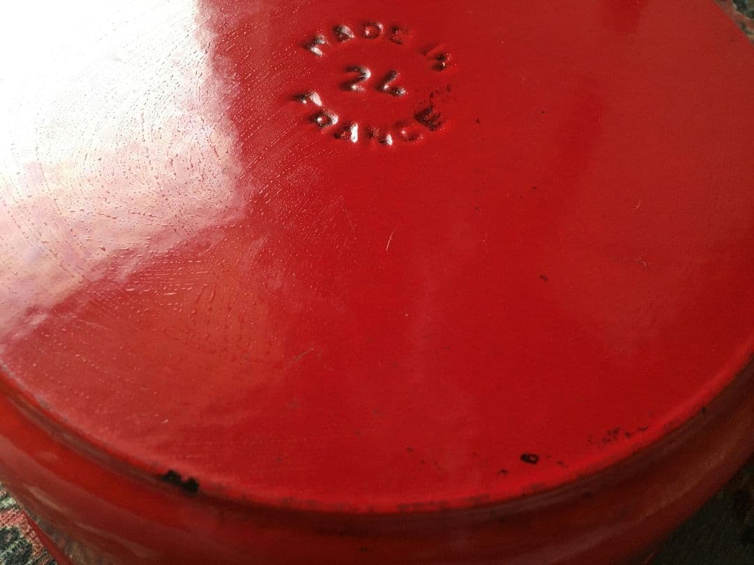 STAUB LA COCOTTE レッド 中型24ストウブ両手鍋　赤