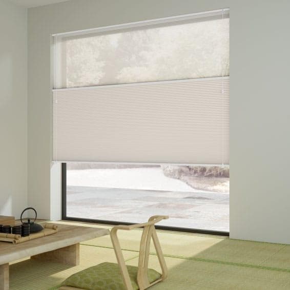 未使用　ハニカムシェード　シアーアイボリー　165×200