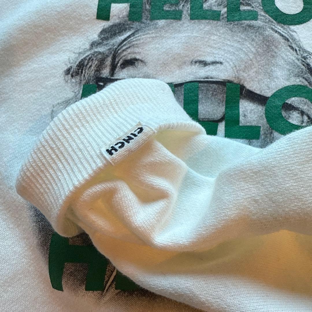 oblada / オブラダ 別注HELLO SWEAT スウェット　白