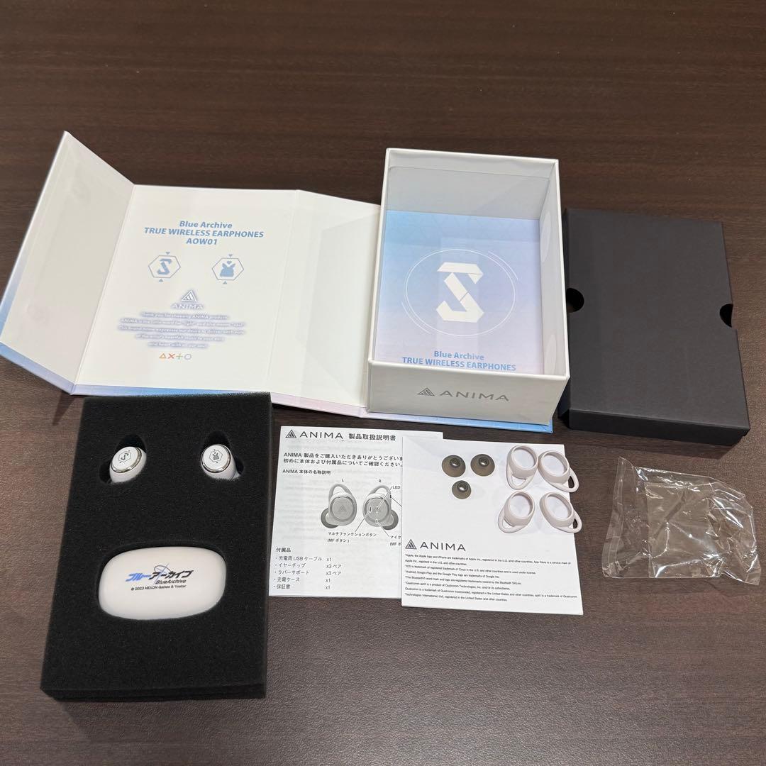 ONKYO ワイヤレスイヤホン ANIMA AOW01 ブルーアーカイブ