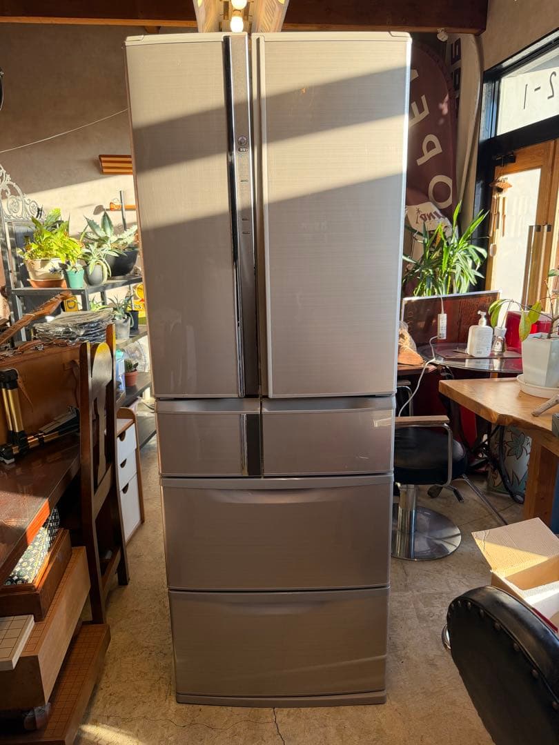 三菱 MITSUBISHI ノンフロン冷凍冷蔵庫 6ドア フレンチドア 465L