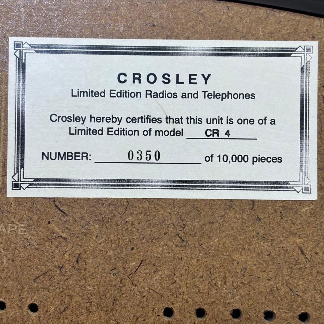 ラジオ受信確認済み Crosley クロスレイ CR4 ラジカセ ラジオ 限定品