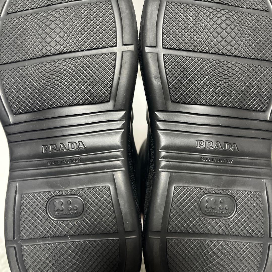 プラダ ブラック レインブーツ 35 ショートブーツ　PRADA