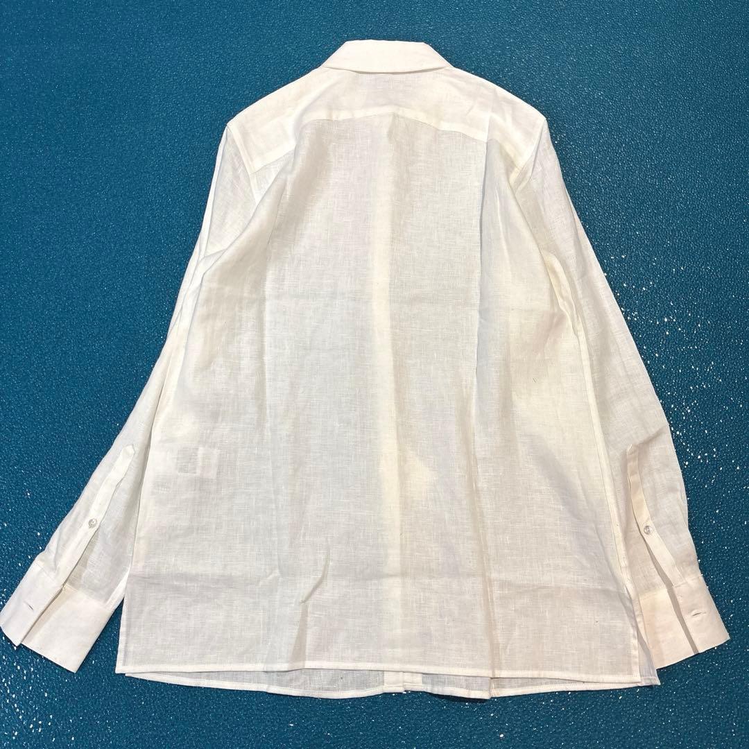 【新品タグ付/レディースL】ブルックスブラザーズ　アイリッシュリネン　シャツ