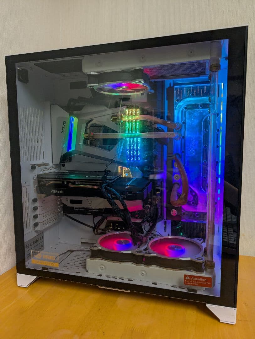 【美品】自作フルカスタム本格水冷PC 数量限定フル水冷マザボ