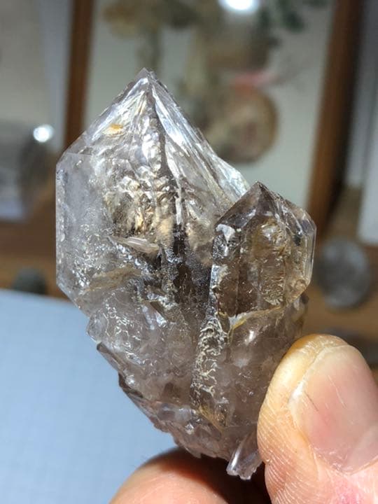 国産水晶　骸晶