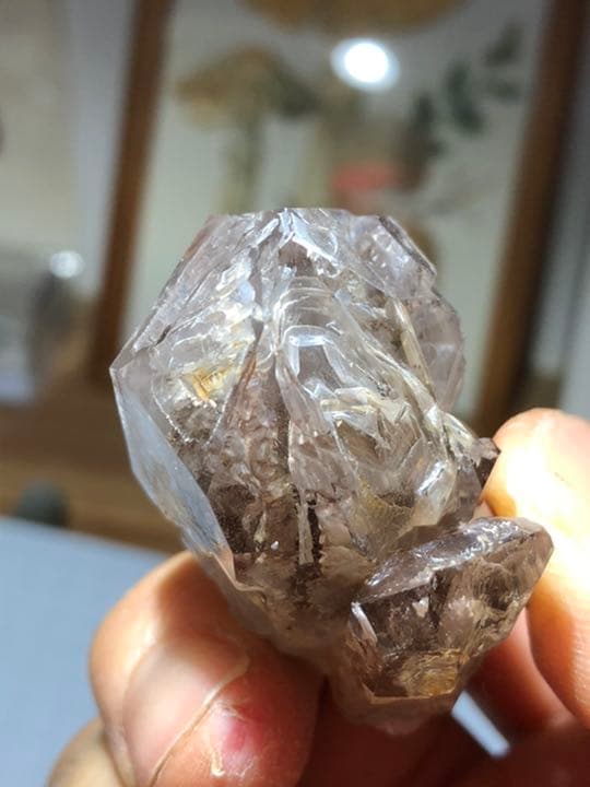 国産水晶　骸晶