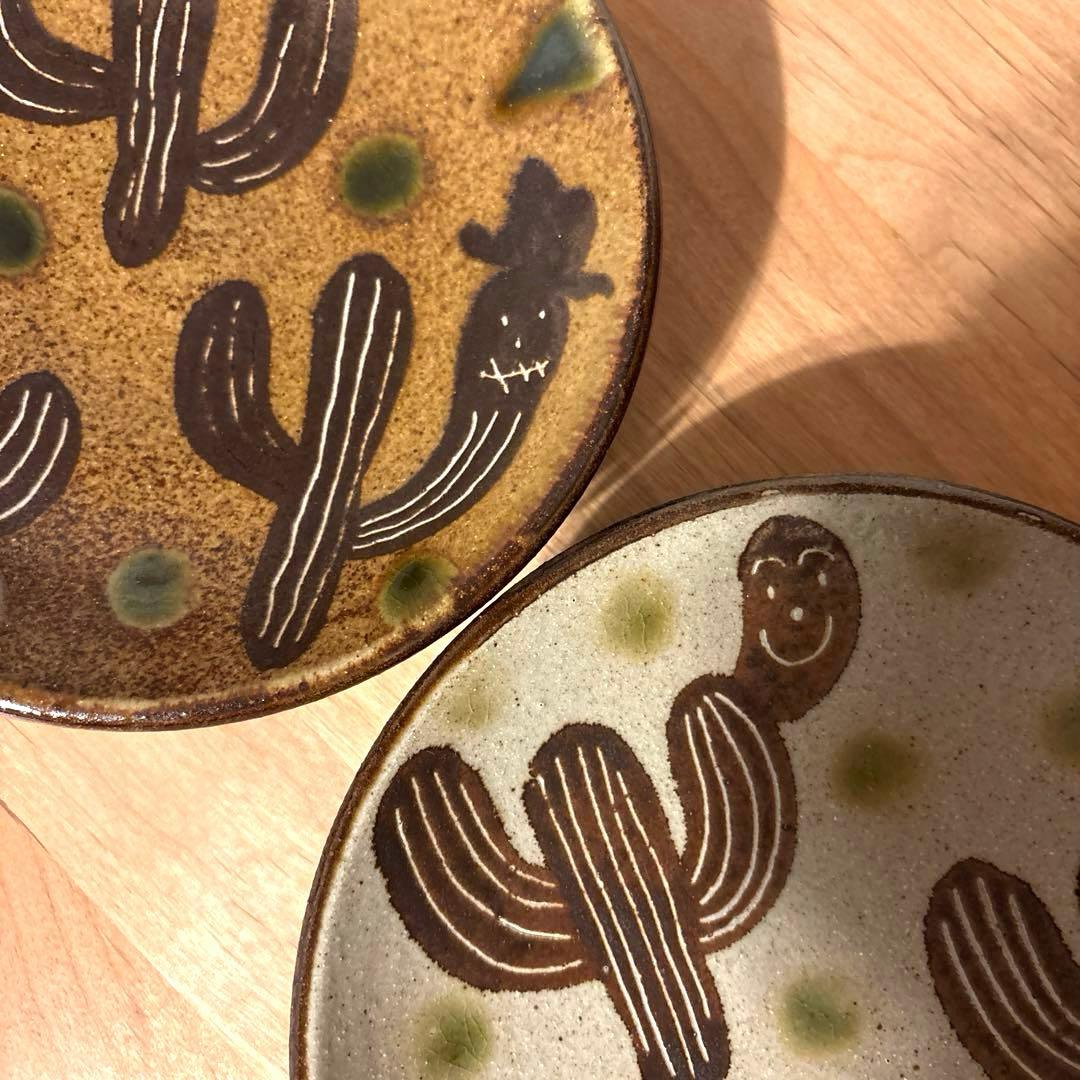 【未使用】やちむん　工房十鶴さん　２点