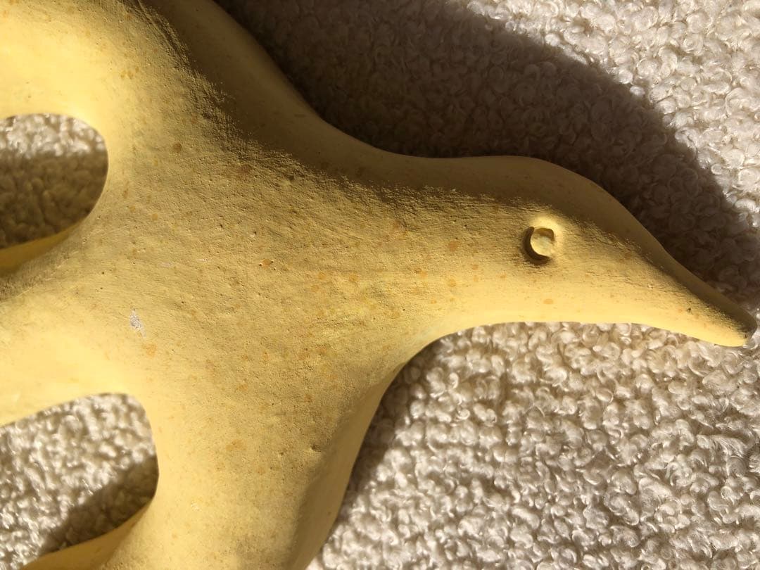 ［レア作品］　鹿児島　睦　鳥　黄色