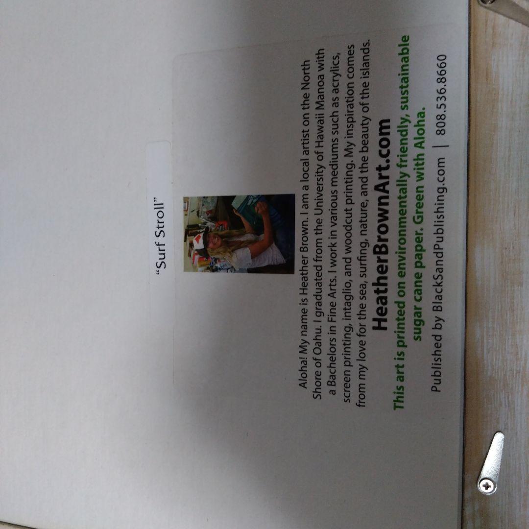 H. Brown サーフアート フレーム付き原画