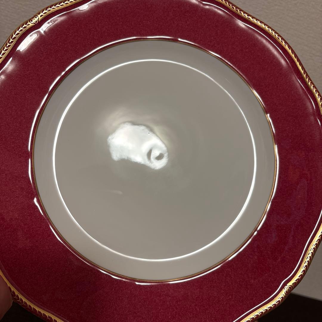 ウェッジウッド　クラウン　パウダールビー　ディナープレート　27cm