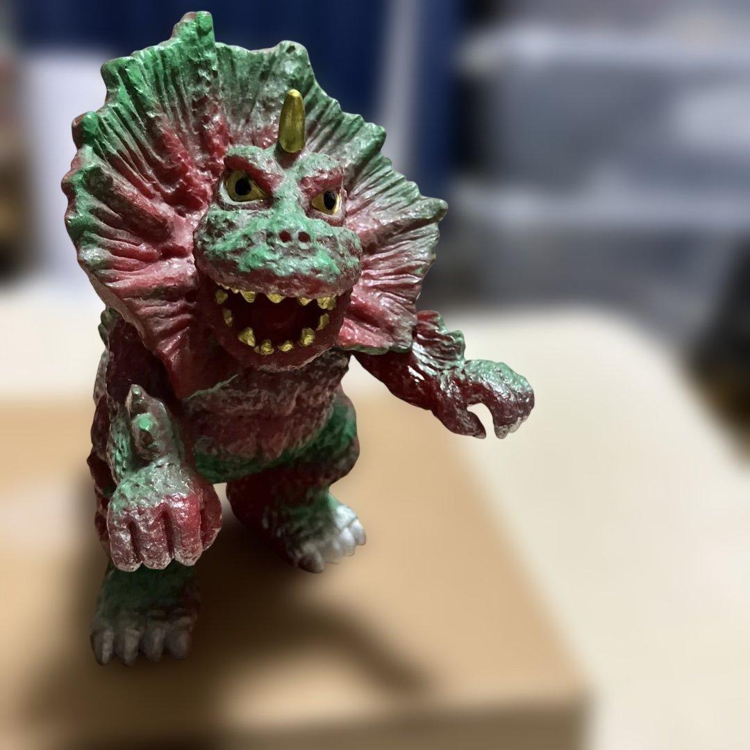 (激レア)(当時物)パチ　ポピーキングザウルス風　ジラース似　ソフビ　昭和レトロ