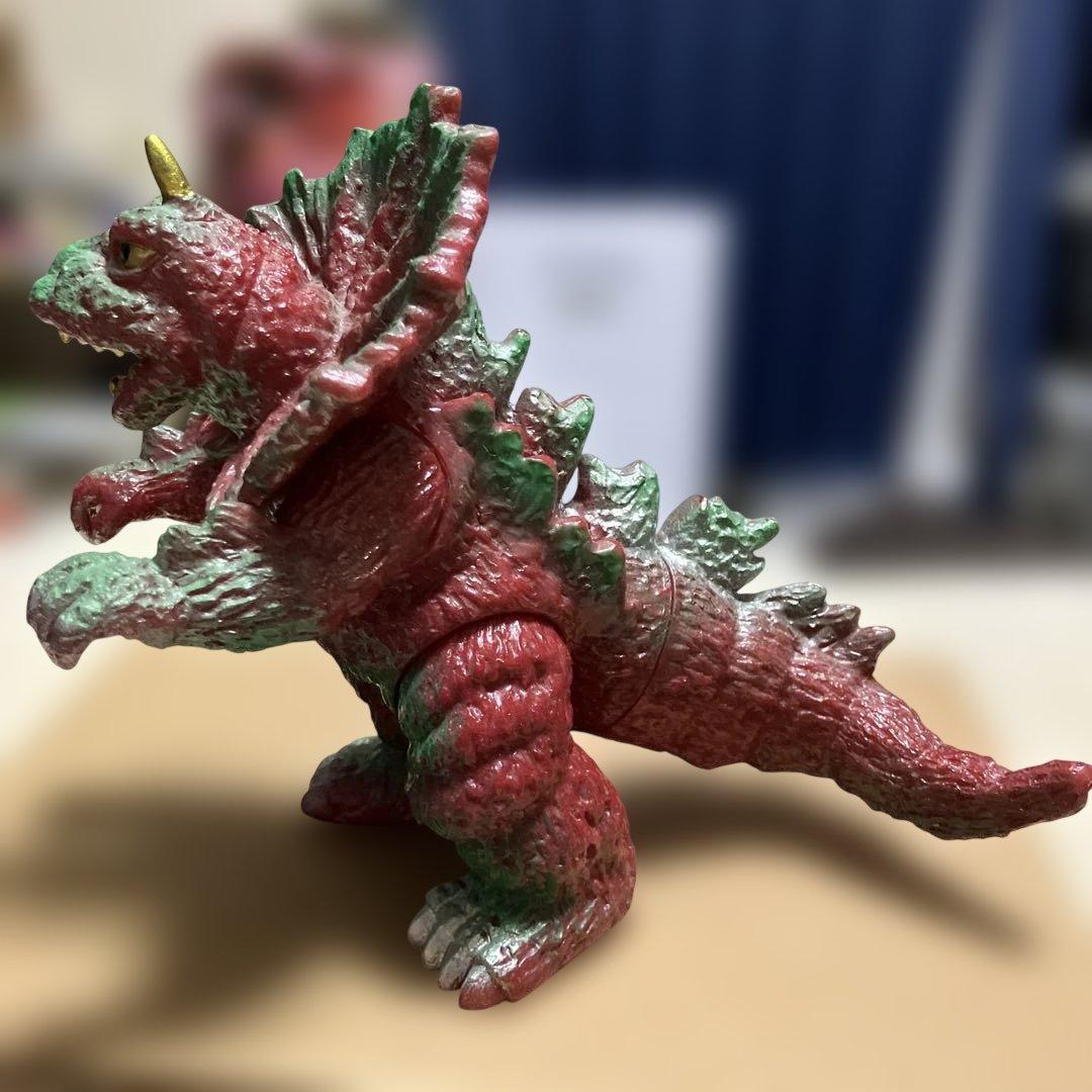 (激レア)(当時物)パチ　ポピーキングザウルス風　ジラース似　ソフビ　昭和レトロ