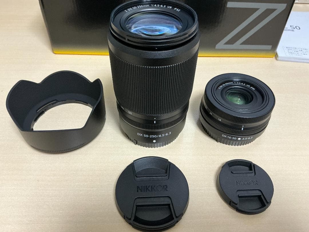 【中古】Nikon ニコン Z50 ダブルズームキット 元箱付き・バッテリー2個