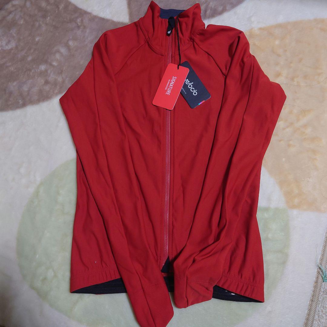 Velocio サーマル長袖サイクルジャージ XXS レッド