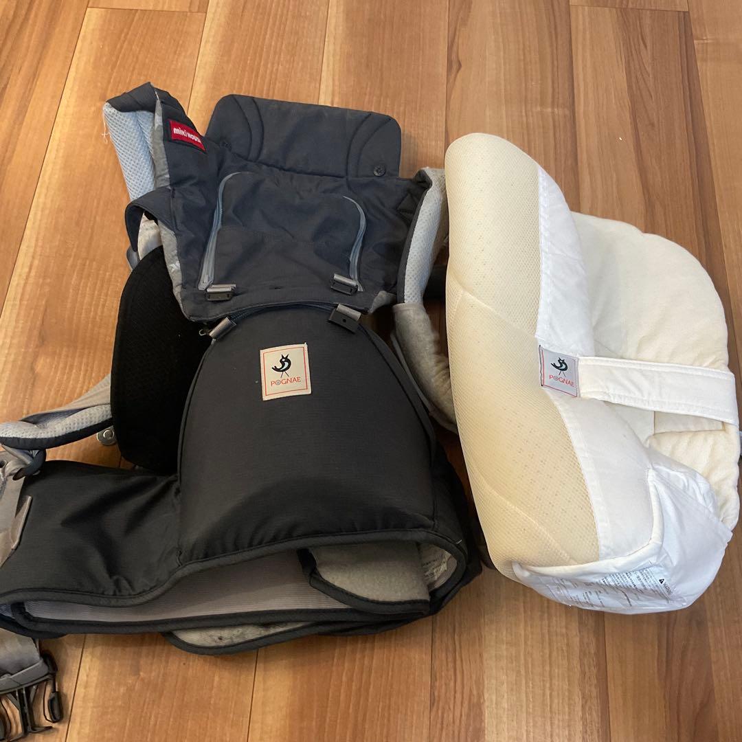 最終値下げ　ミキハウス 抱っこ紐 ベビーキャリア （クッション付き）