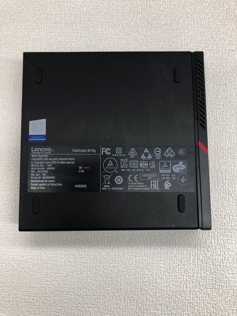 41:Lenovo M715q AMD Ryzen 5 Pro メモリ16GB