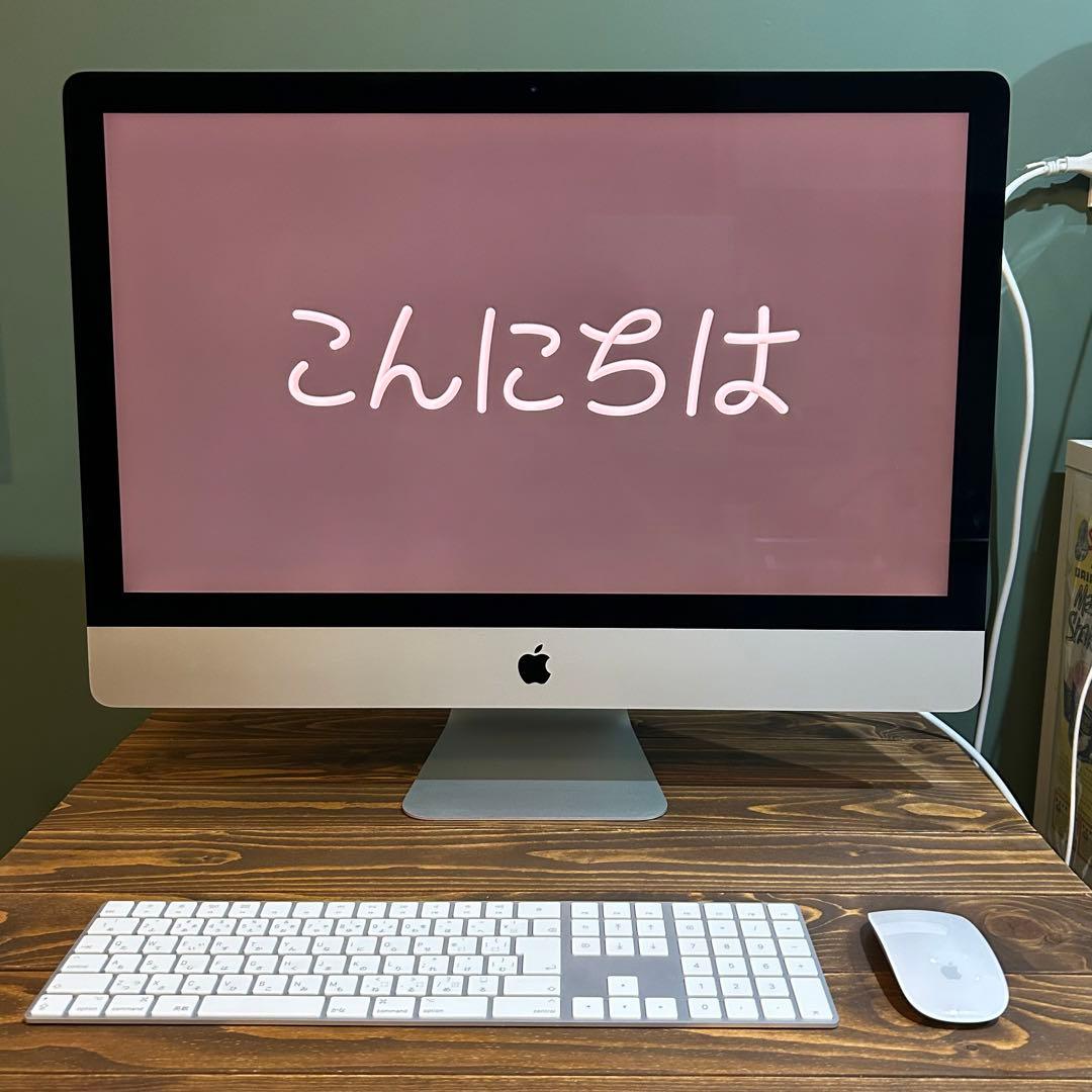 【高速】iMac 5K 27インチ 2019 SSD DDRメモリ増設