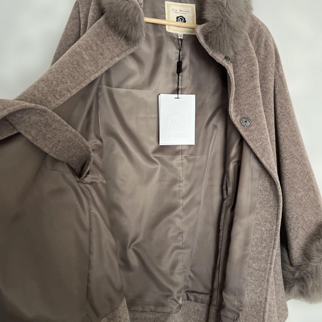 新品未使用✨【LA MODE】ラモード　ポンチョコート　ウールコート　L〜XL