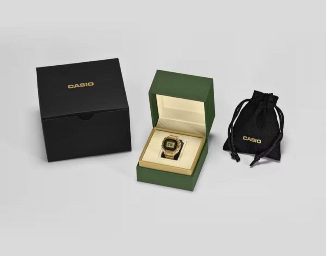 CASIO RING WATCH CRW-001G-9JR カシオゴールド 新品