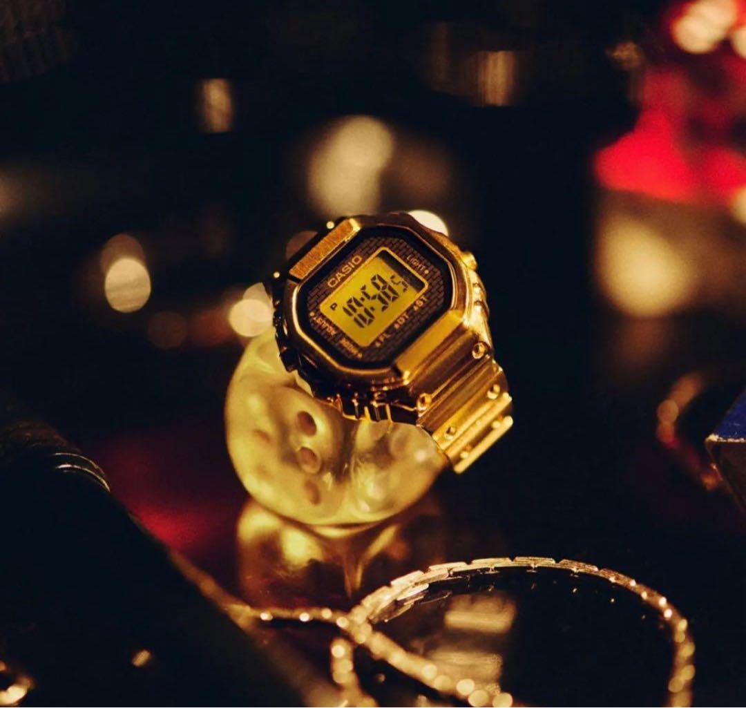 CASIO RING WATCH CRW-001G-9JR カシオゴールド 新品