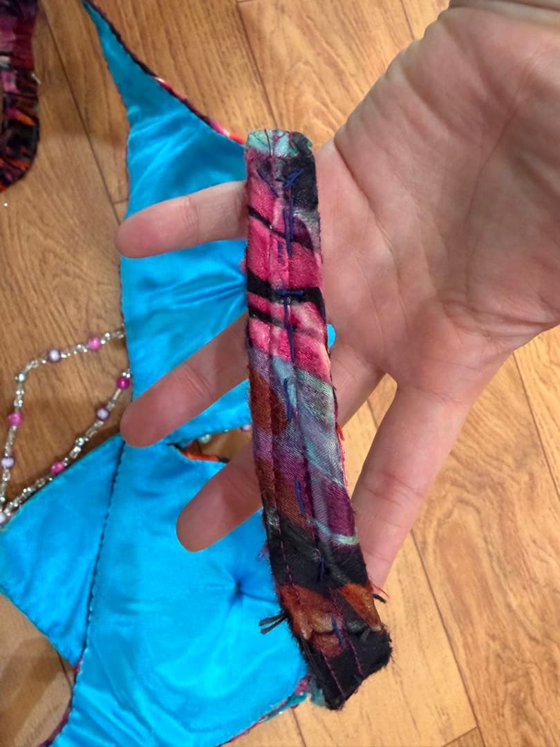 【Magic／一部ほつれあり・他美品】ベリーダンス衣装 ブラ＆スカート