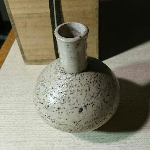 李朝井戸手鰄徳利 李朝中後期