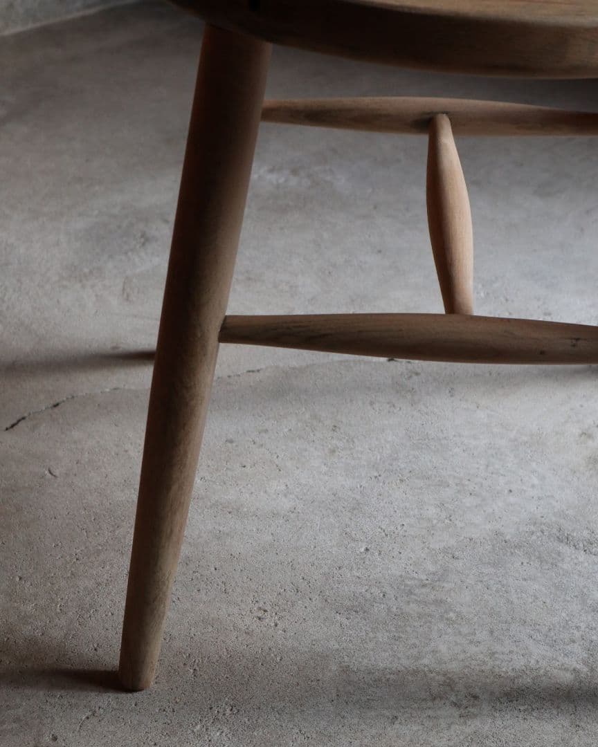 ビーチ材のハイバックチェア　古道具 古家具 アンティークチェア カフェ 洋館