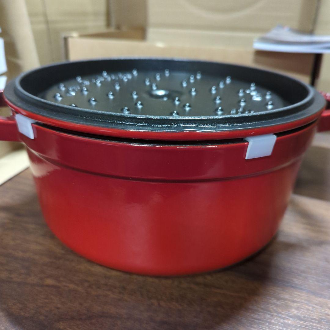 staub ストウブ ピコ ココット ラウンド チェリー 22cm 鍋 IH対応