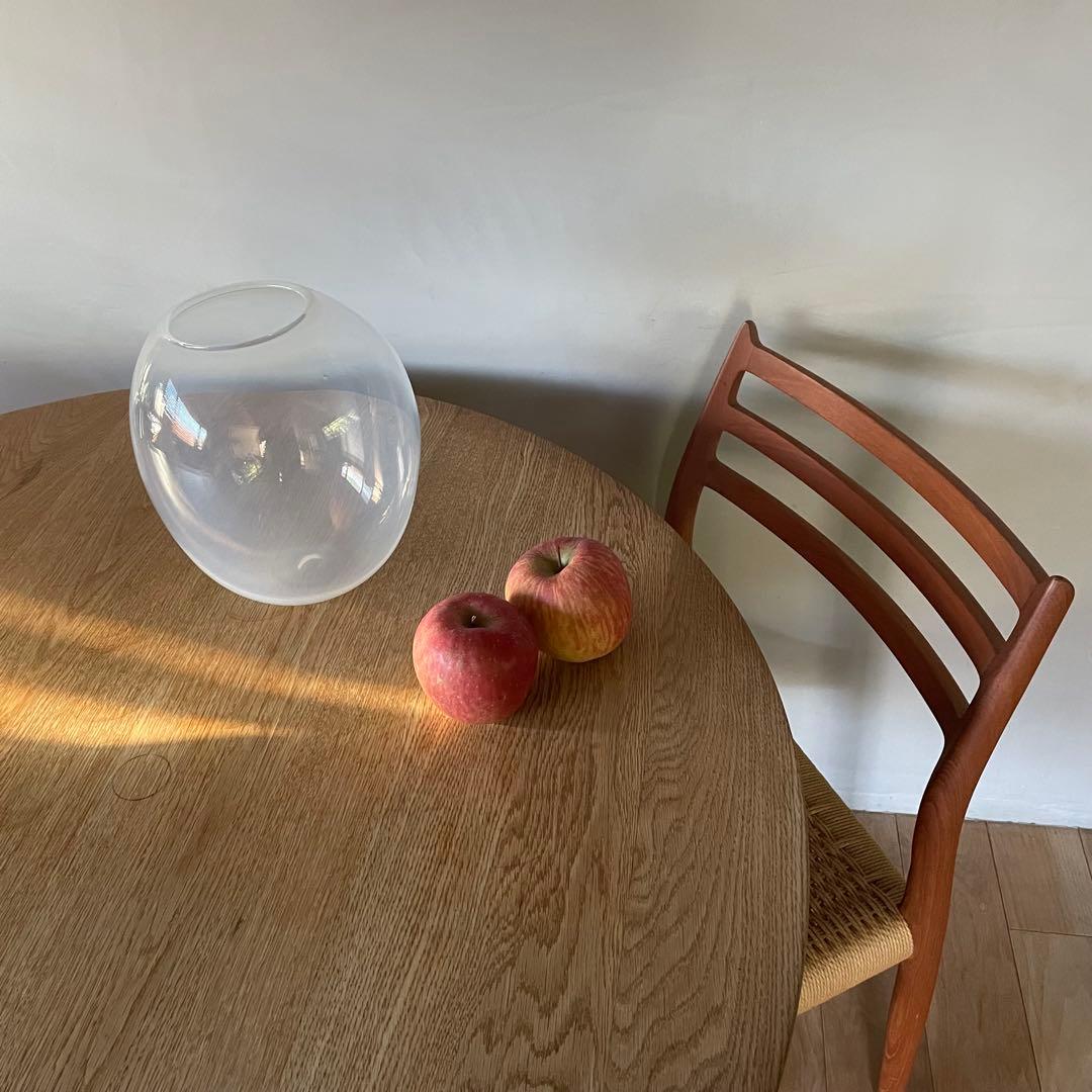 西山芳浩　ガラス花器　白日