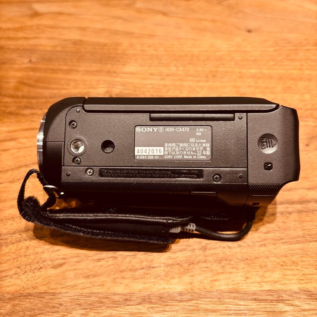 SONY HDR-CX470 ハンディカム　バッテリー2個