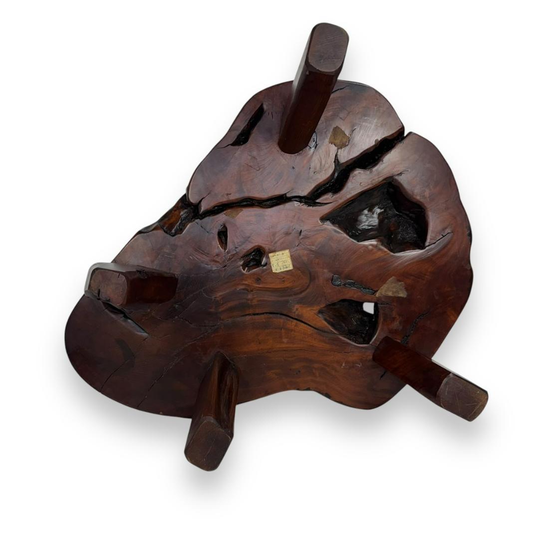 深谷木工　天然木　１枚板　テーブル　ちゃぶ台