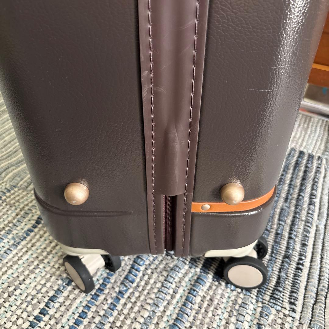 ACE エース　レザートランク風　スーツケース　HaNT ノートル　50L