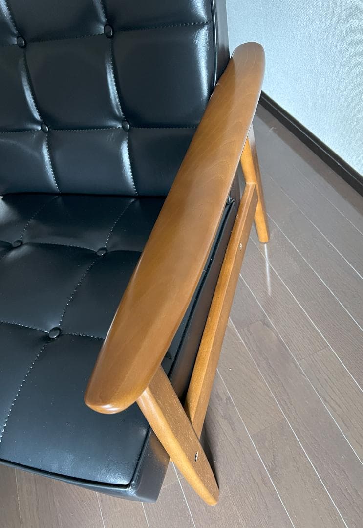 【梱包たのメル便送料込み】カリモク60　Kチェア 1シーター