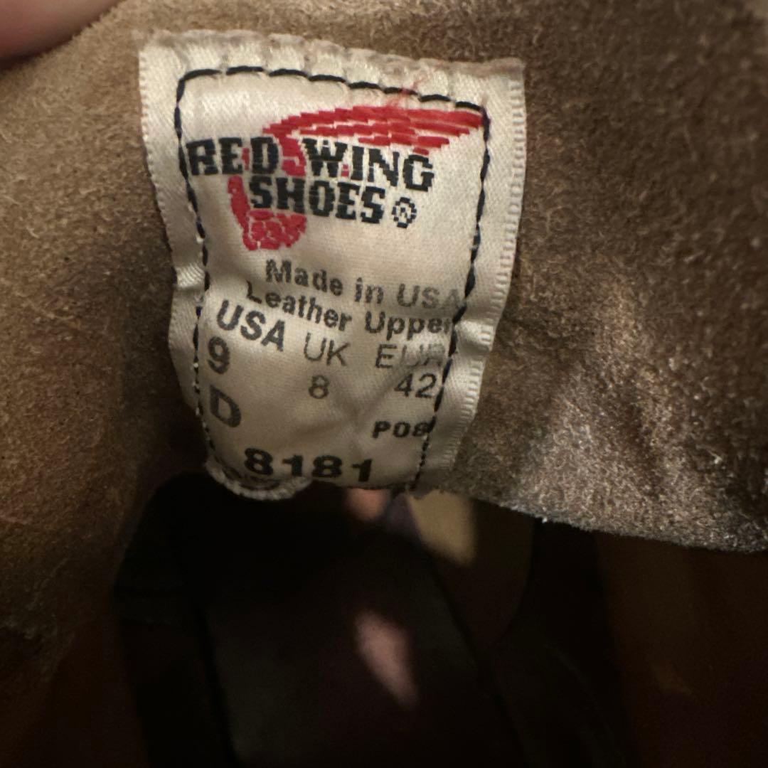 RED WING SHOES ワークブーツ UK8
