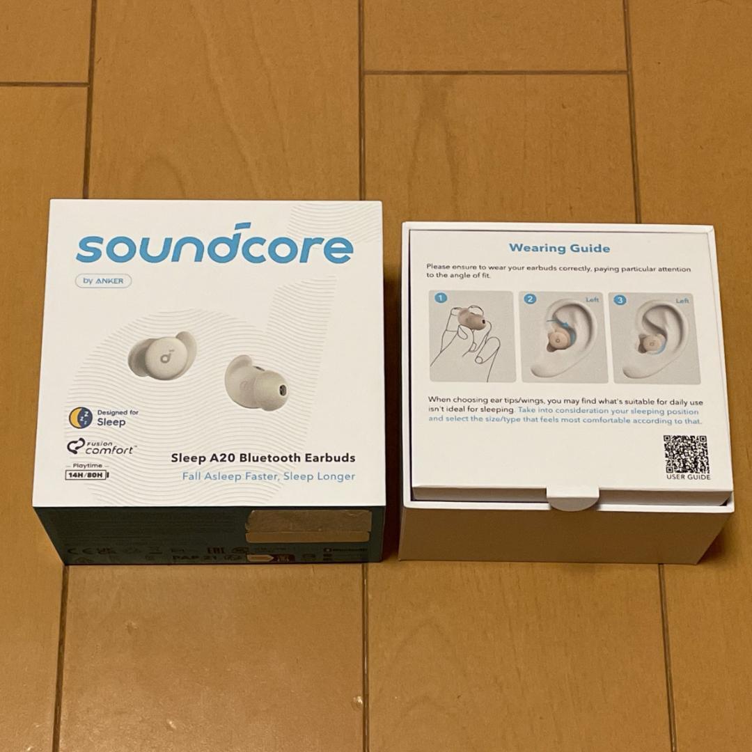 【美品】Anker Soundcore Sleep A20 ワイヤレスイヤホン
