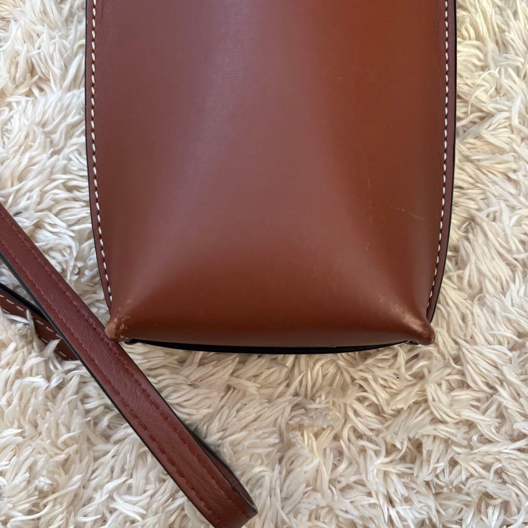 【LOEWE】ゲートポケット ブラウン ショルダーバッグ アナグラム