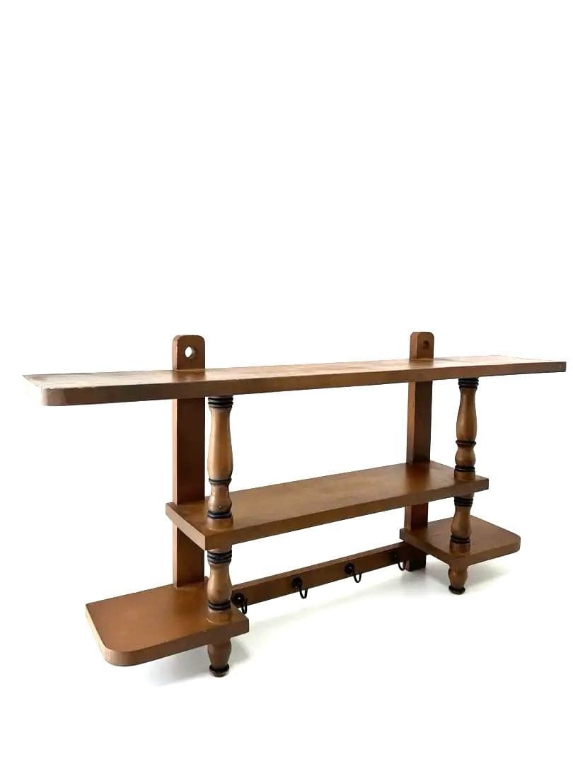 ウォールシェルフ　ディスプレイラック　壁掛け飾り棚　ヴィンテージ　　倉敷意匠