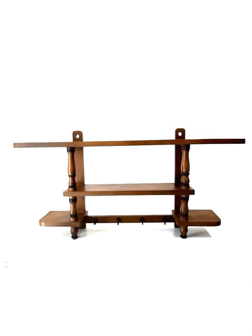 ウォールシェルフ　ディスプレイラック　壁掛け飾り棚　ヴィンテージ　　倉敷意匠