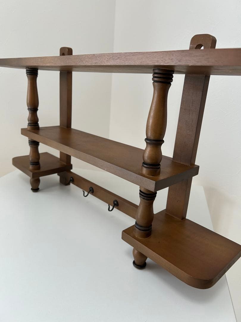 ウォールシェルフ　ディスプレイラック　壁掛け飾り棚　ヴィンテージ　　倉敷意匠